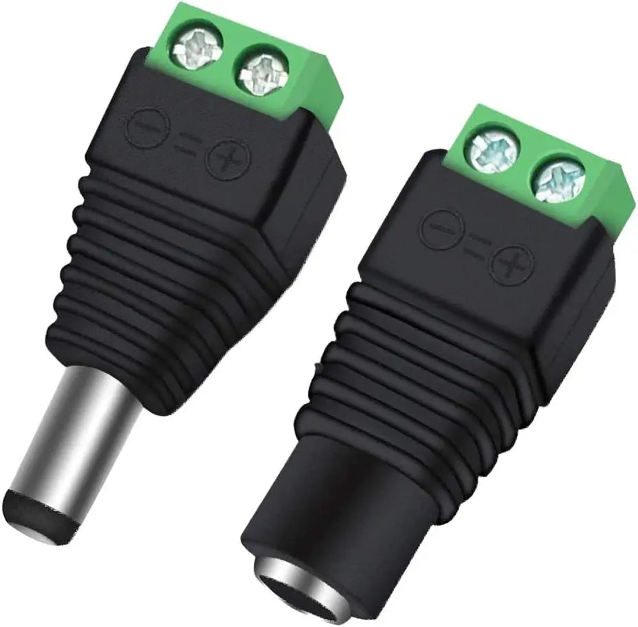 DC Power Adapter with Female Fitting and Screw Terminals JTP-3D